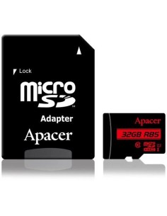 Tarjeta de Memoria Apacer 32GB microSD HC UHS 1 con Adaptador/ Clase 10/ 85MBs 2