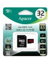 Tarjeta de Memoria Apacer 32GB microSD HC UHS 1 con Adaptador/ Clase 10/ 85MBs