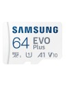Tarjeta de Memoria Samsung EVO Plus 2021 64GB microSD XC con Adaptador/ Clase 10/ 130MBs