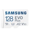 Tarjeta de Memoria Samsung EVO Plus 2021 128GB microSD XC con Adaptador/ Clase 10/ 130MBs