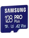 Tarjeta de Memoria Samsung PRO Plus 2023 128GB microSD XC/ Clase 10/ 180MBs