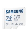 Tarjeta de Memoria Samsung EVO Plus 2021 256GB microSD XC con Adaptador/ Clase 10/ 130MBs