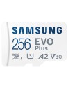 Tarjeta de Memoria Samsung EVO Plus 2021 256GB microSD XC con Adaptador/ Clase 10/ 130MBs
