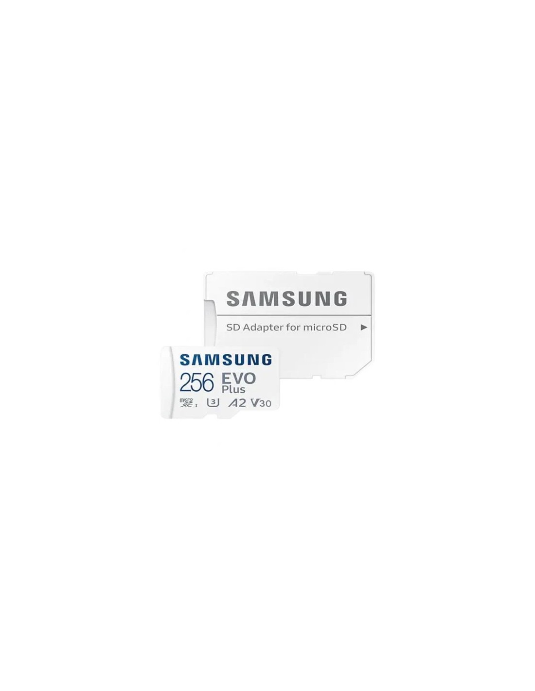 Tarjeta de Memoria Samsung EVO Plus 2021 256GB microSD XC con Adaptador/ Clase 10/ 130MBs