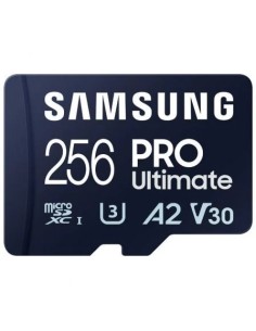 Tarjeta de Memoria Samsung Pro Ultimate 256GB microSD XC con Adaptador/ Clase 10/ 200MBs