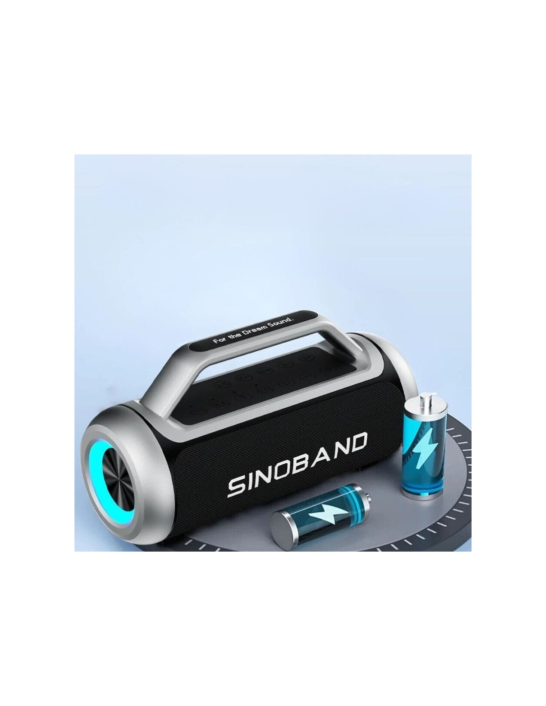 Xdobo Storm 1988 II 120W con Doble Micrófono Negro - Altavoz Bluetooth