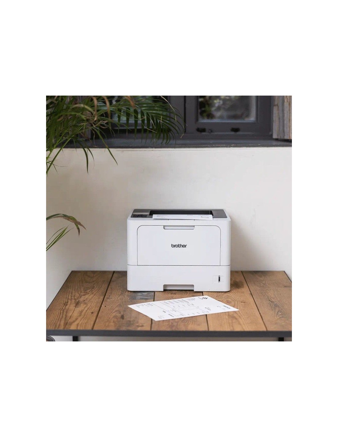 Impresora Láser Monocromo Brother HL-L5210DN Dúplex/ Blanca