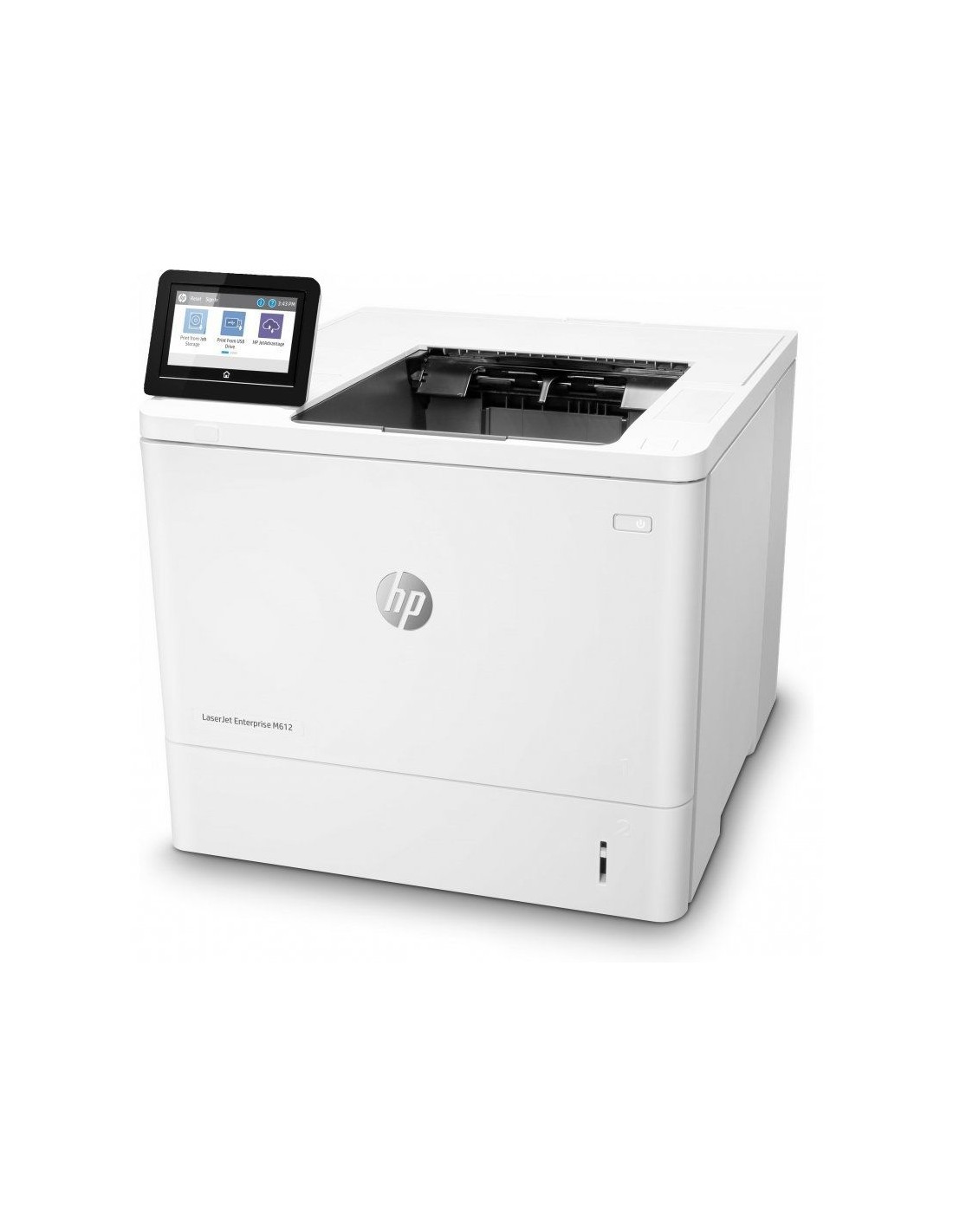 Impresora Láser Monocromo HP Laserjet Enterprise M612DN Dúplex/ Blanca