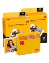 Impresora Portátil Fotográfica Kodak Mini 3 Retro/ Tamaño Foto 76.2x76.2mm/ Incluye 2x Papel Fotográfico
