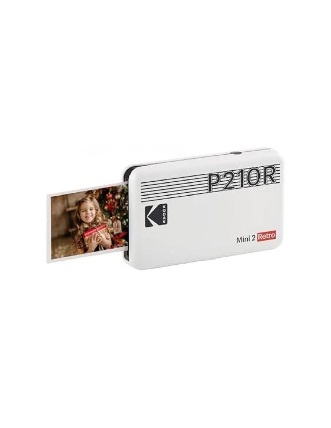 Impresora Portátil Fotográfica Kodak Mini 2 Retro/ Tamaño Foto 53.3x86.3mm/ Incluye 2x Papel Fotográfico