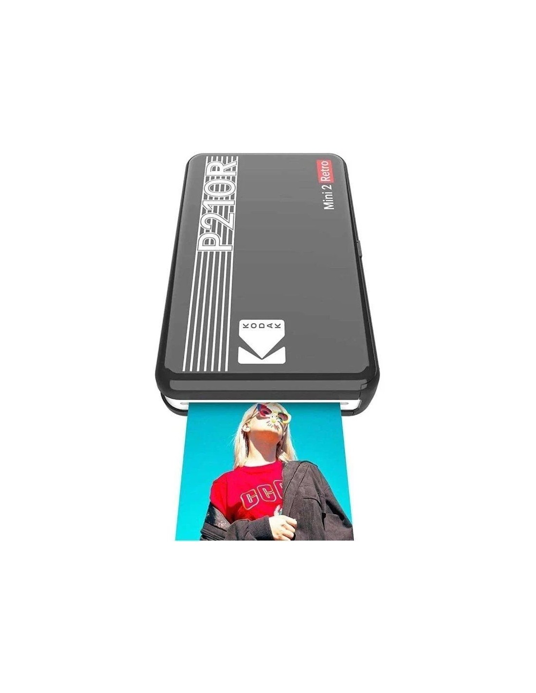 Impresora Portátil Fotográfica Kodak Mini 2 Retro/ Tamaño Foto 53.3x86.3mm/ Incluye 2x Papel Fotográfico