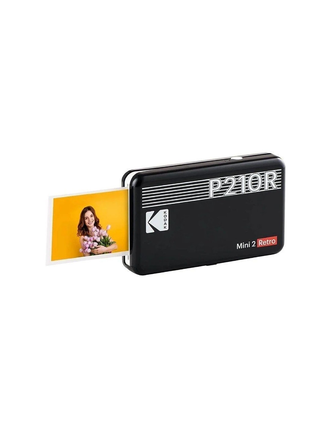 Impresora Portátil Fotográfica Kodak Mini 2 Retro/ Tamaño Foto 53.3x86.3mm/ Incluye 2x Papel Fotográfico