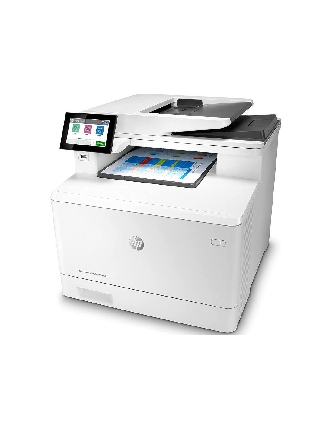 Multifunción Láser Color HP LaserJet Enterprise MFP M480F/ Fax/ Dúplex/ Blanca