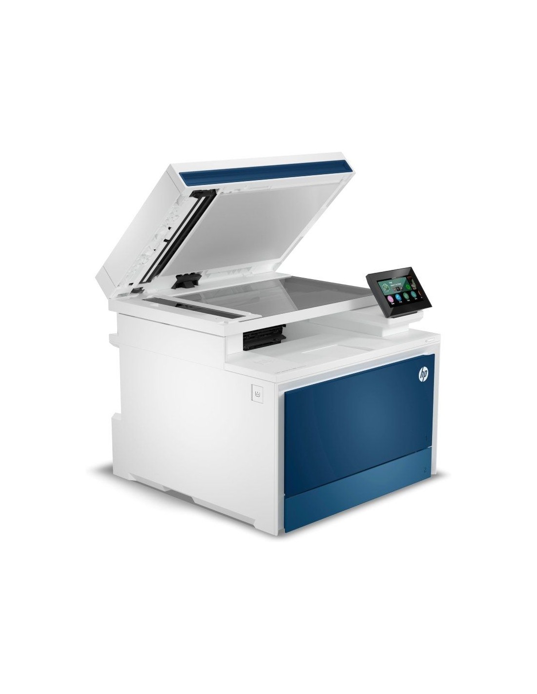 Multifunción Láser Color HP LaserJet Pro 4302fdw/ WiFi/ Fax/ Dúplex/ Blanca y Azul
