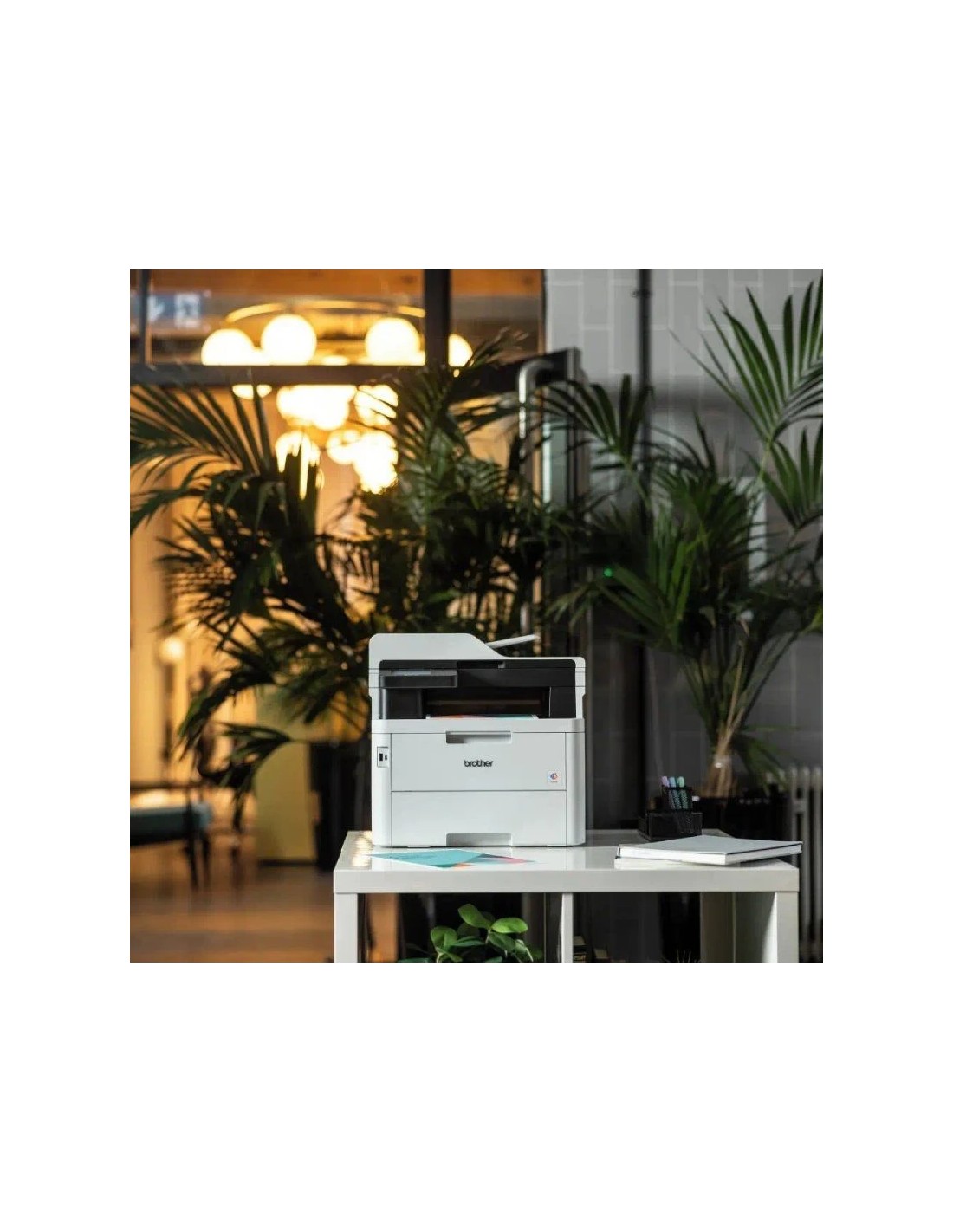 Multifunción Láser Color Brother MFC-L3760CDW WiFi/ Fax/ Dúplex/ Negra