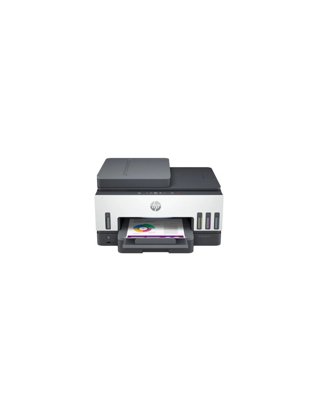 Multifunción Recargable HP Smart Tank 7605 WiFi/ Fax/ Dúplex/ Blanca