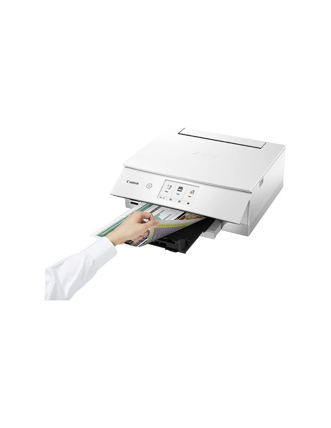 Multifunción Fotográfica Canon PIXMA TS8351A WiFi/ Dúplex/ Blanca