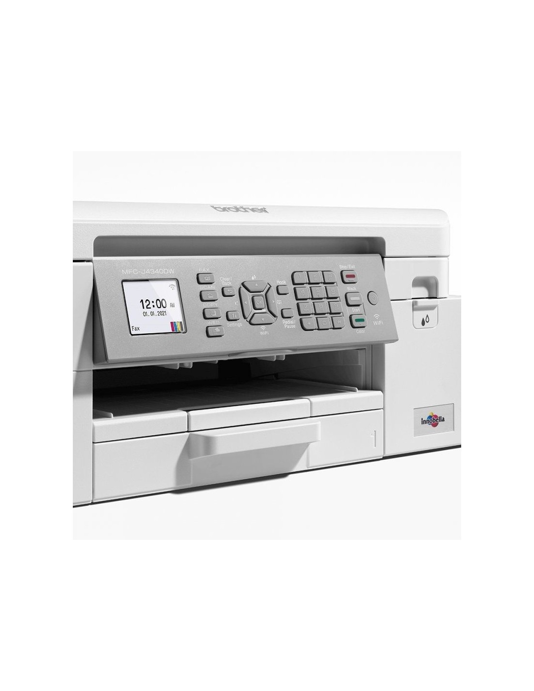 Multifunción Brother MFC-J4340DW WiFi/ Fax/ Dúplex/ Blanca