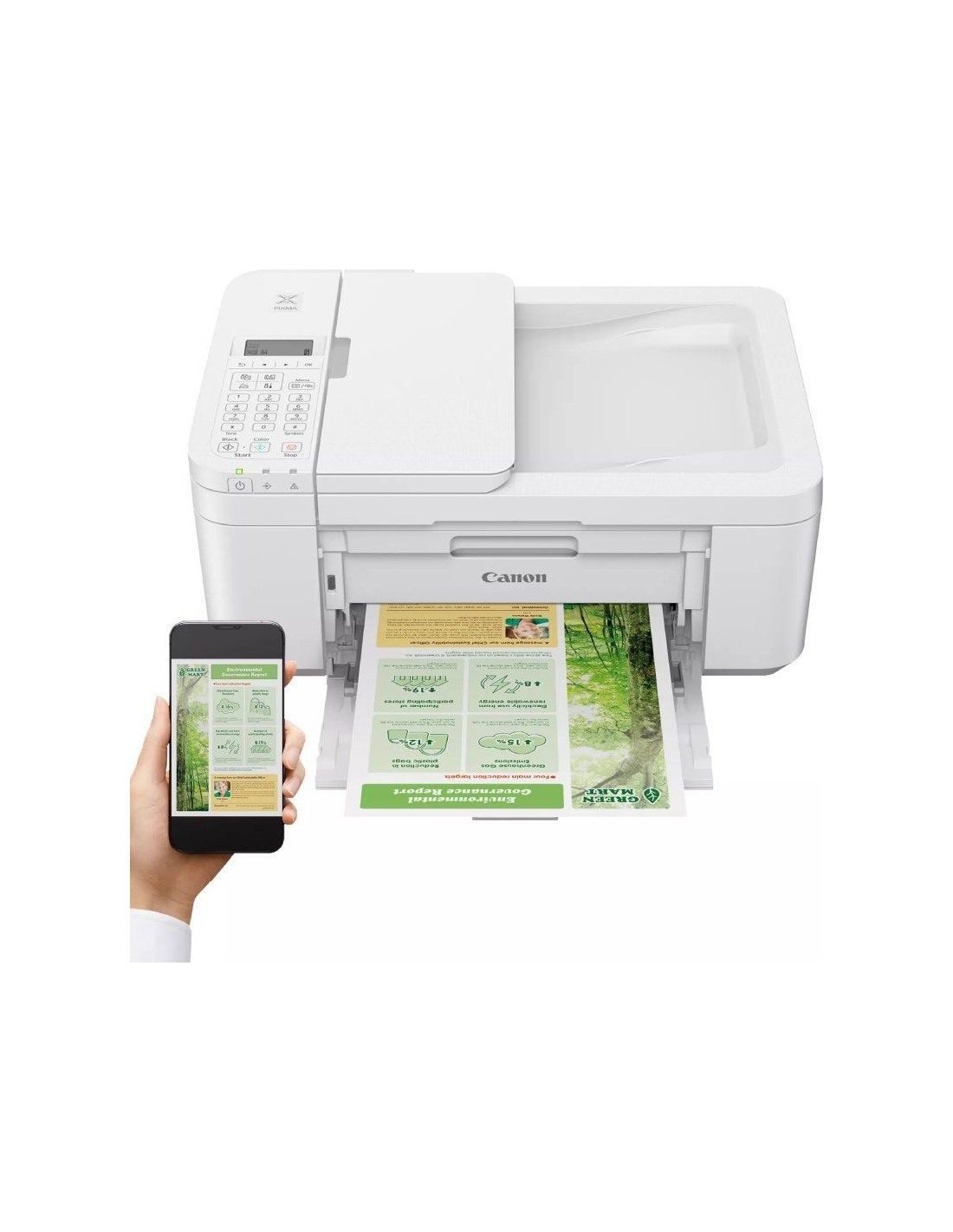 Multifunción Fotográfica Canon PIXMA TR4750i WiFi/ Fax/ Dúplex
