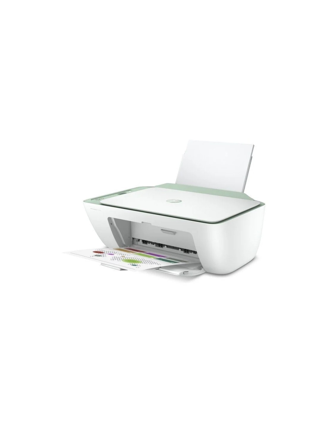 Multifunción HP Deskjet 2722e WiFi/ Fax Móvil/ Blanca y Verde