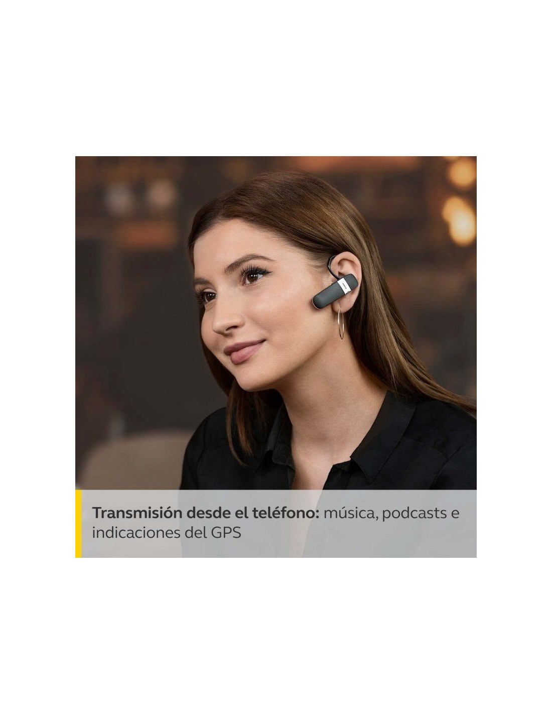 Auricular Bluetooth para Smartphone Jabra Talk 15 SE/ Negro