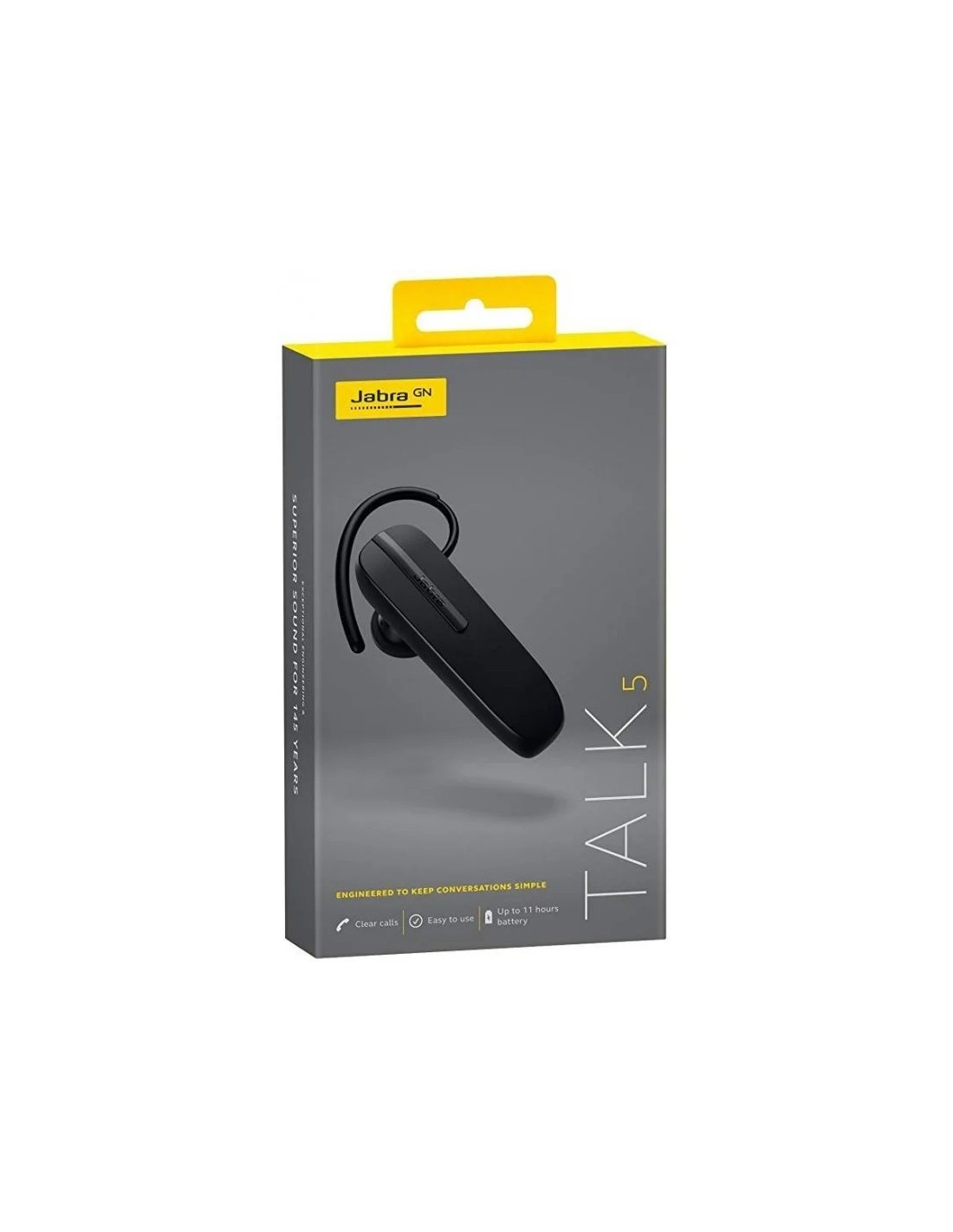 Auricular Bluetooth para Smartphone Jabra Talk 5/ Negro