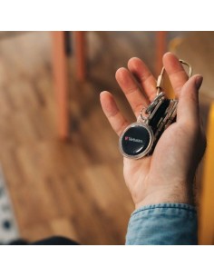 Localizador Verbatim My Finder Coin Bluetooth Tracker MYFC-01B compatible con Apple/ Incluye Llavero y Pila/ Negro 2