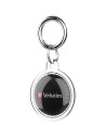 Localizador Verbatim My Finder Coin Bluetooth Tracker MYFC-01B compatible con Apple/ Incluye Llavero y Pila/ Negro