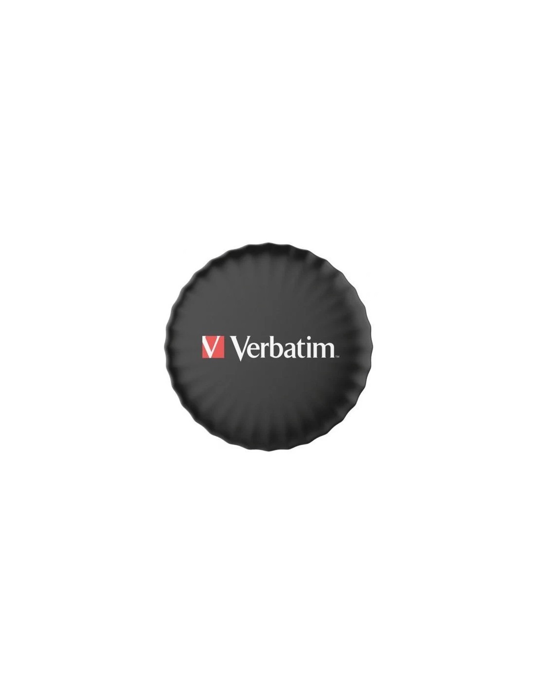 Localizador Verbatim My Finder Coin Bluetooth Tracker MYFC-01B compatible con Apple/ Incluye Llavero y Pila/ Negro