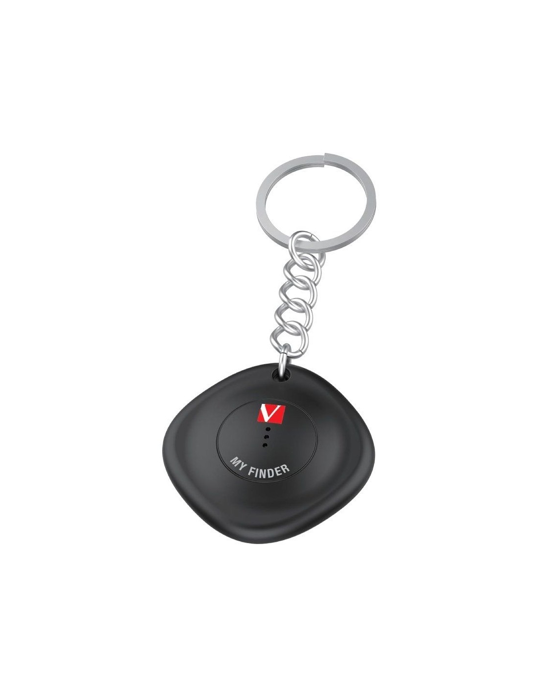 Localizador Verbatim My Finder Bluetooth Tracker MYF-01 compatible con Apple/ Incluye Llavero y Pila/ Negro
