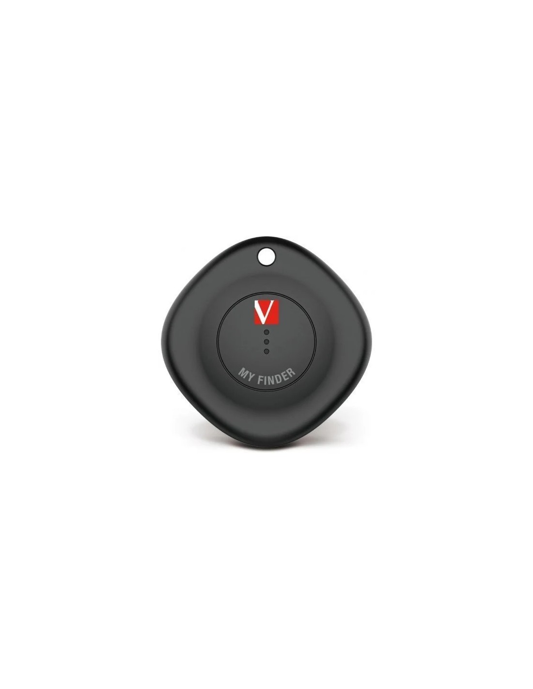 Localizador Verbatim My Finder Bluetooth Tracker MYF-01 compatible con Apple/ Incluye Llavero y Pila/ Negro