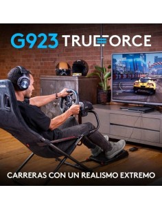 Volante con Pedales Logitech G923 TrueForce para PlayStation PS5/ PC 2
