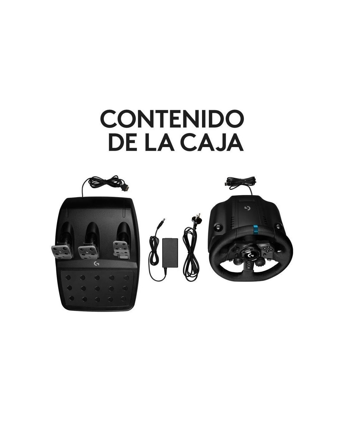 Volante con Pedales Logitech G923 TrueForce para PlayStation PS5/ PC