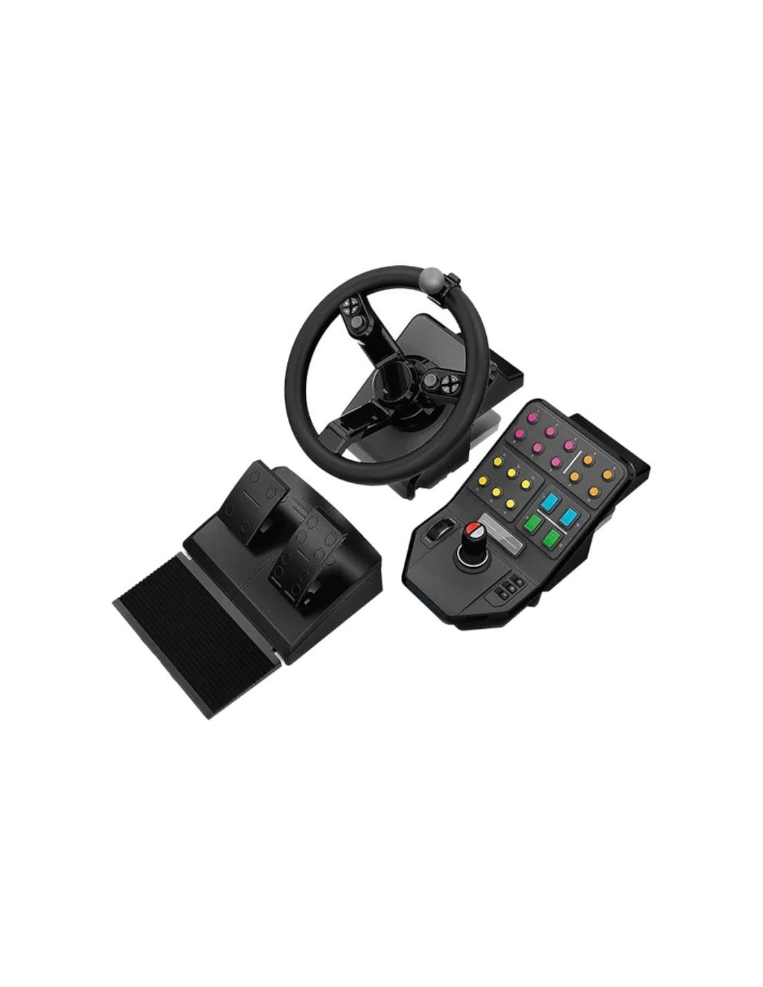 Logitech G Heavy Equipment Bundle PC Negro USB 2.0 - Volante + Pedales