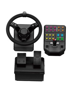 Logitech G Heavy Equipment Bundle PC Negro USB 2.0 - Volante + Pedales