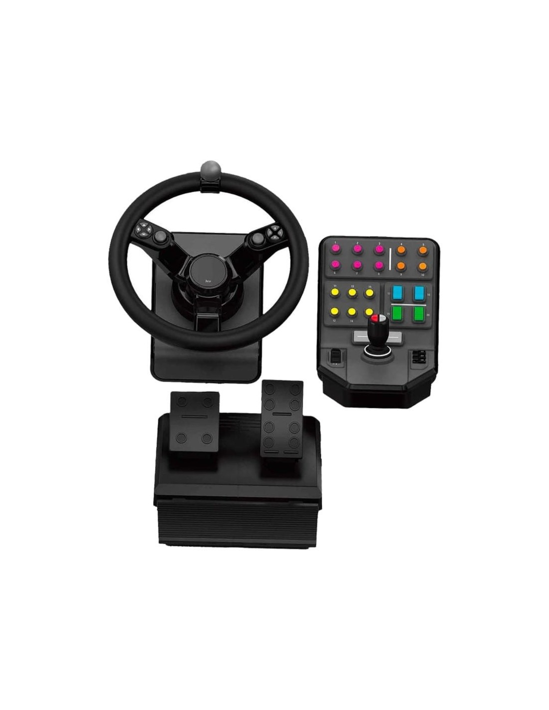 Logitech G Heavy Equipment Bundle PC Negro USB 2.0 - Volante + Pedales