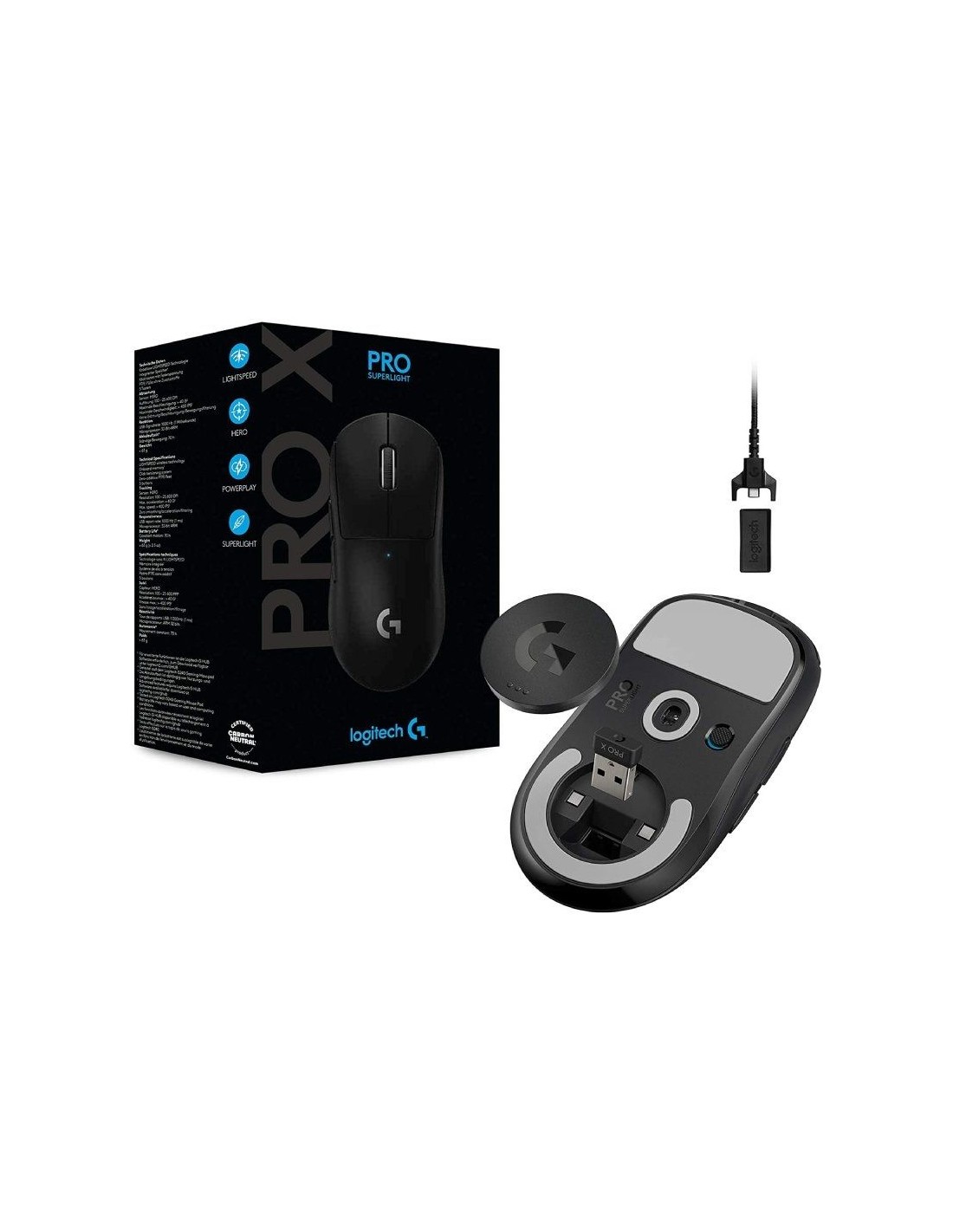 Ratón Gaming Inalámbrico Logitech PRO X Superlight