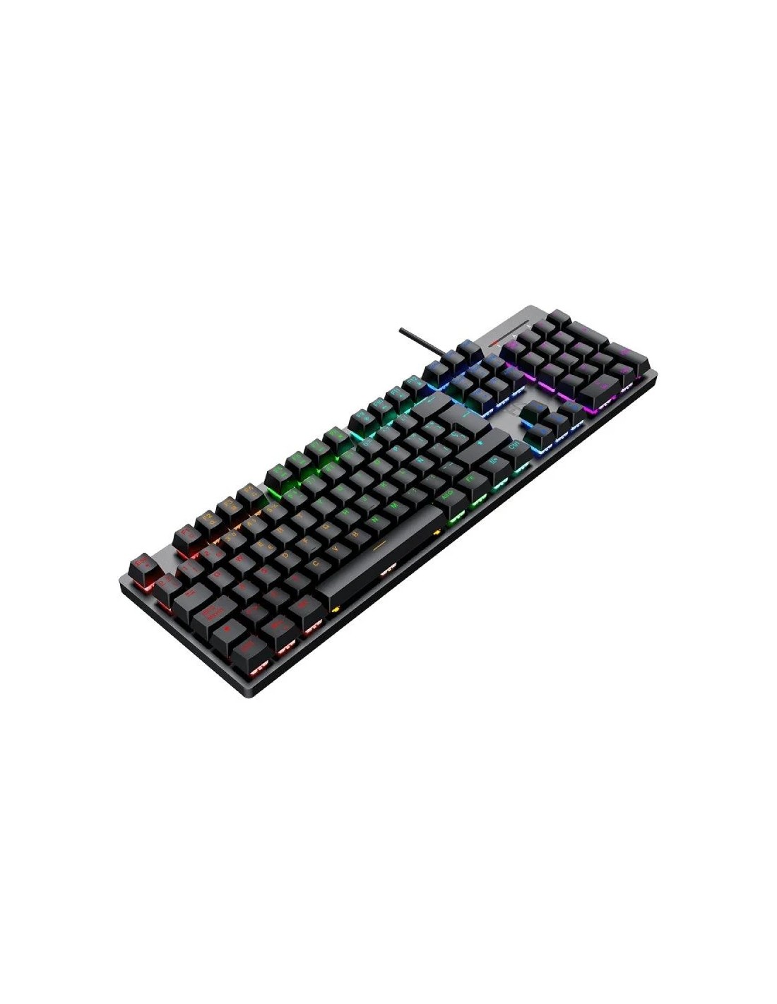 Teclado Gaming Mecánico Hiditec GK400 ARGB/ Switch Rojo