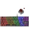 Teclado Gaming Mecánico Mars Gaming MK80BES/ Switch Azul/Marrón