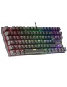 Teclado Gaming Mecánico Mars Gaming MK80BES/ Switch Azul/Marrón