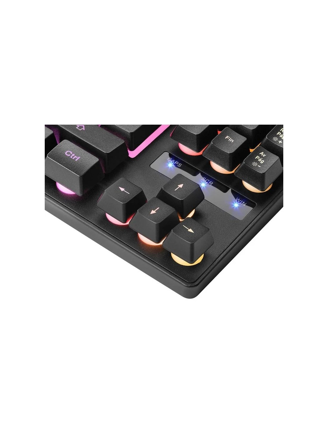 Teclado en portugués Gaming SemiMecánico Mars Gaming MKTKLPT