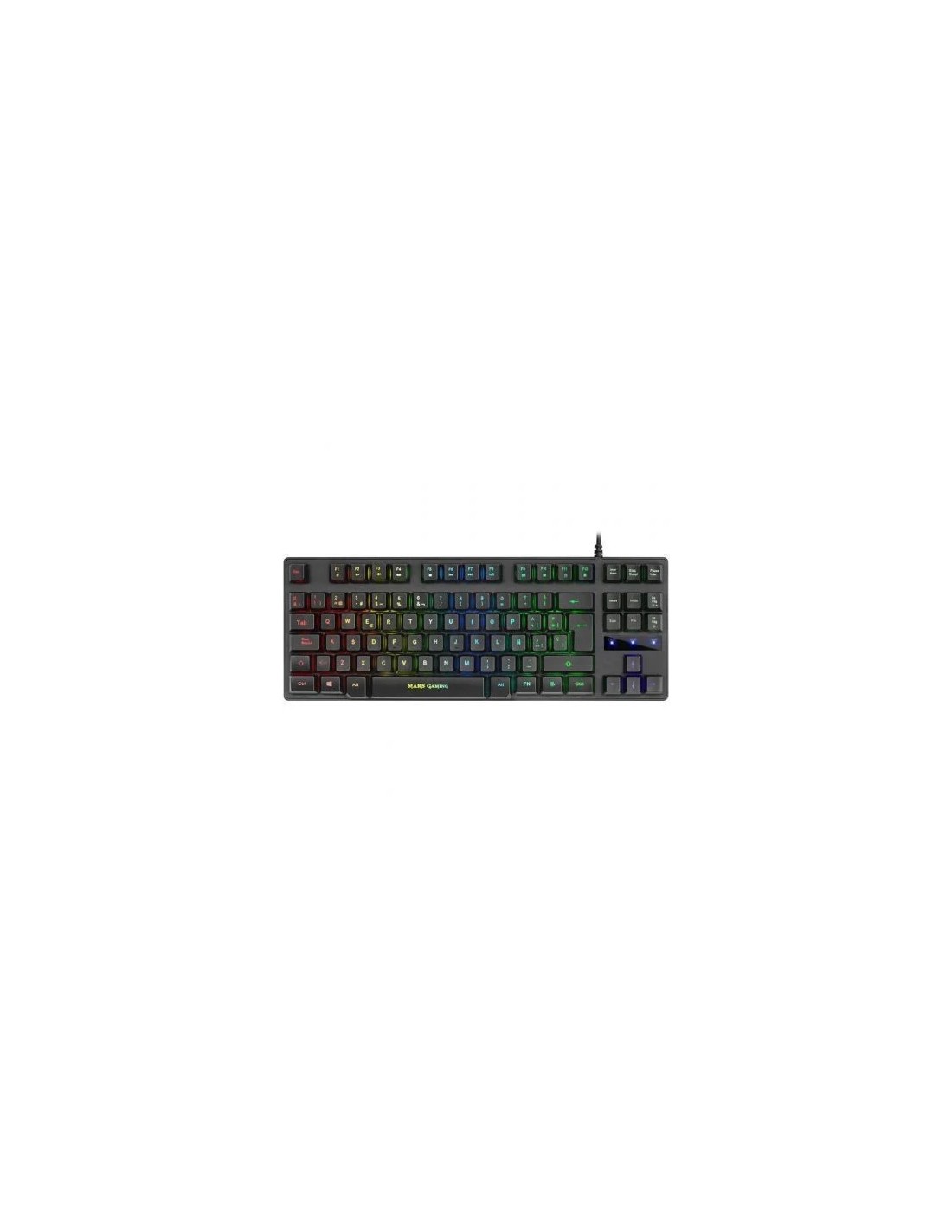 Teclado en portugués Gaming SemiMecánico Mars Gaming MKTKLPT