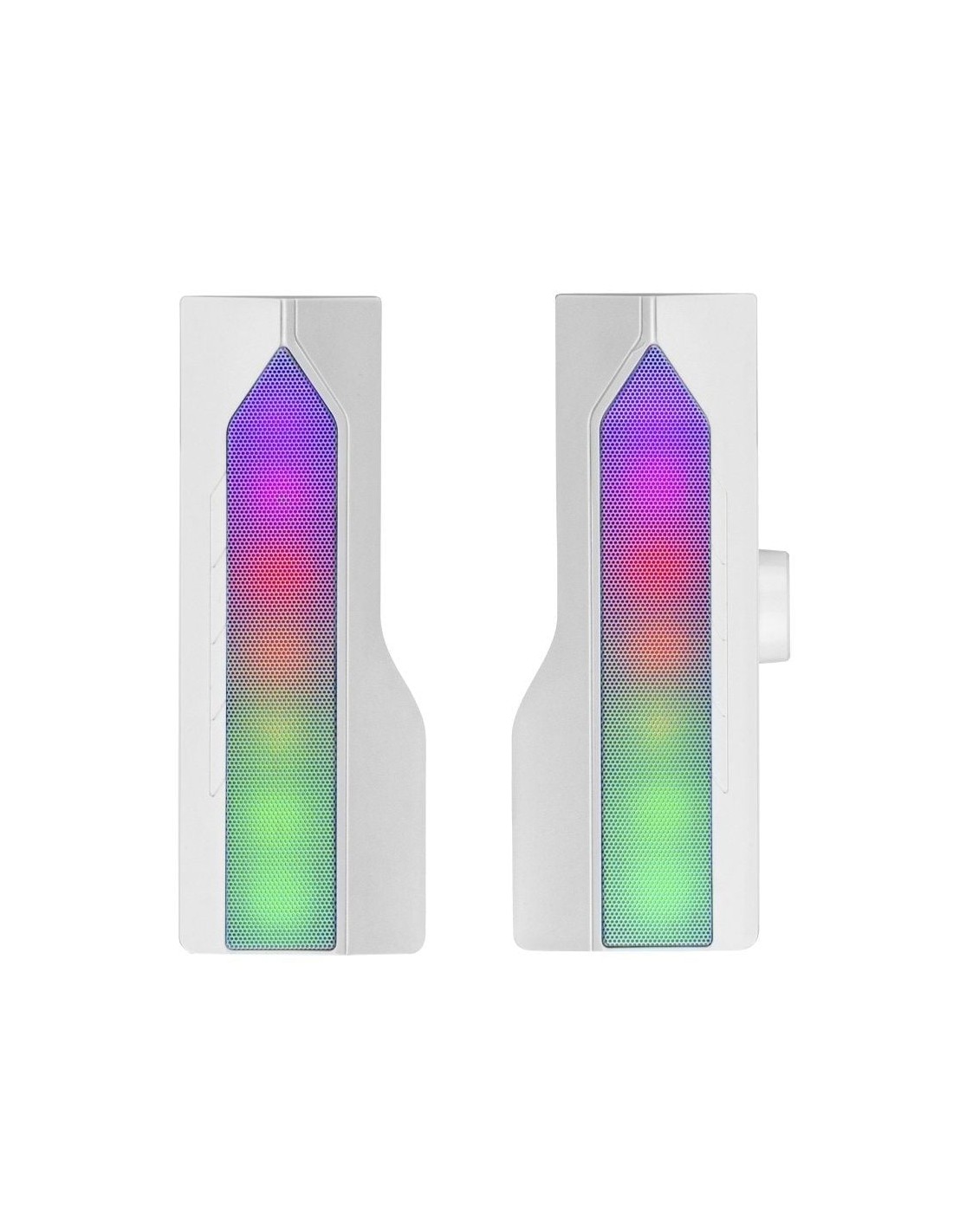 Altavoces - Barra de Sonido con Bluetooth Mars Gaming MSDUO/ 15W/ 2.0/ Blancos