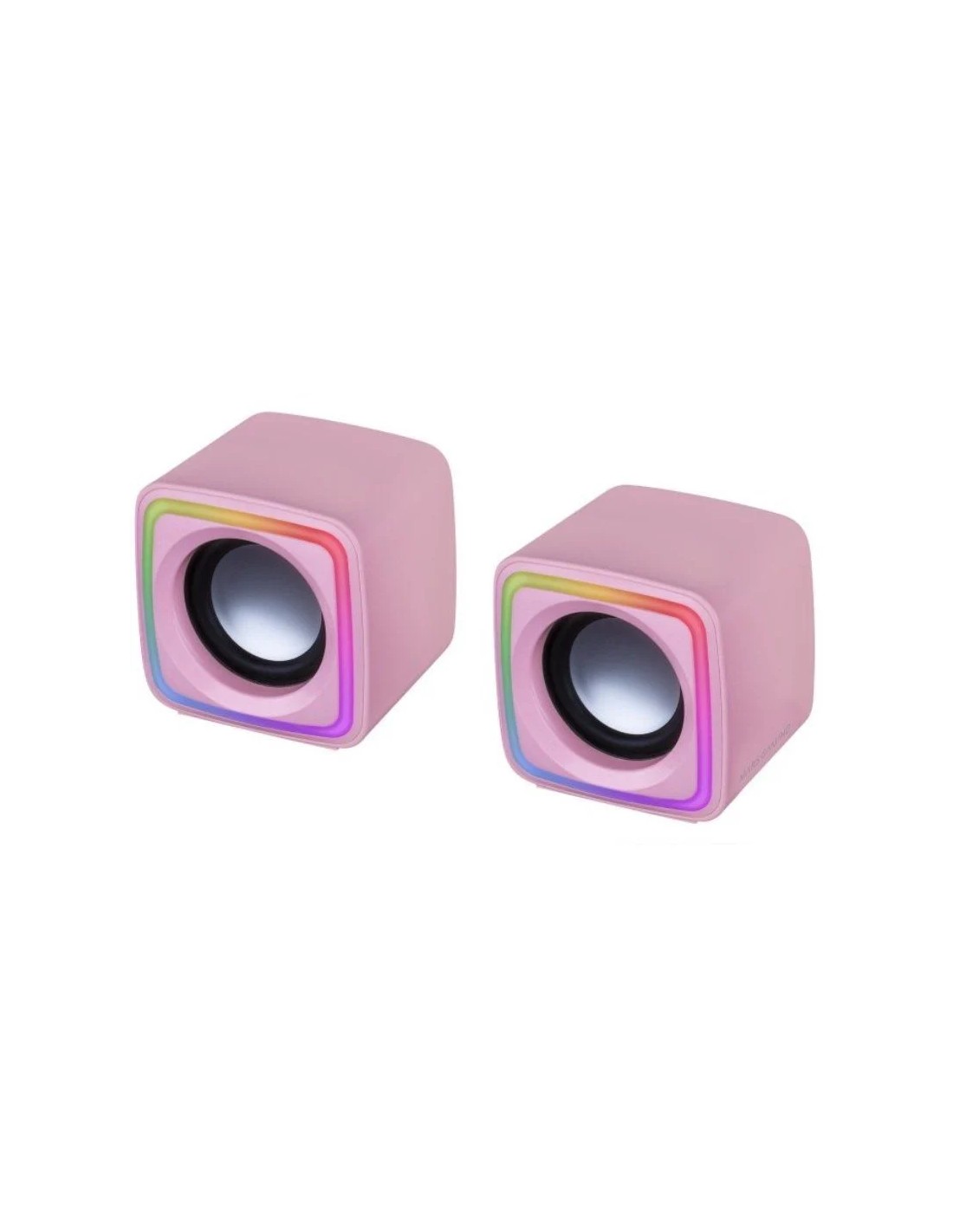 Altavoces Mars Gaming MSCUBE/ 8W/ 2.0/ Rosas