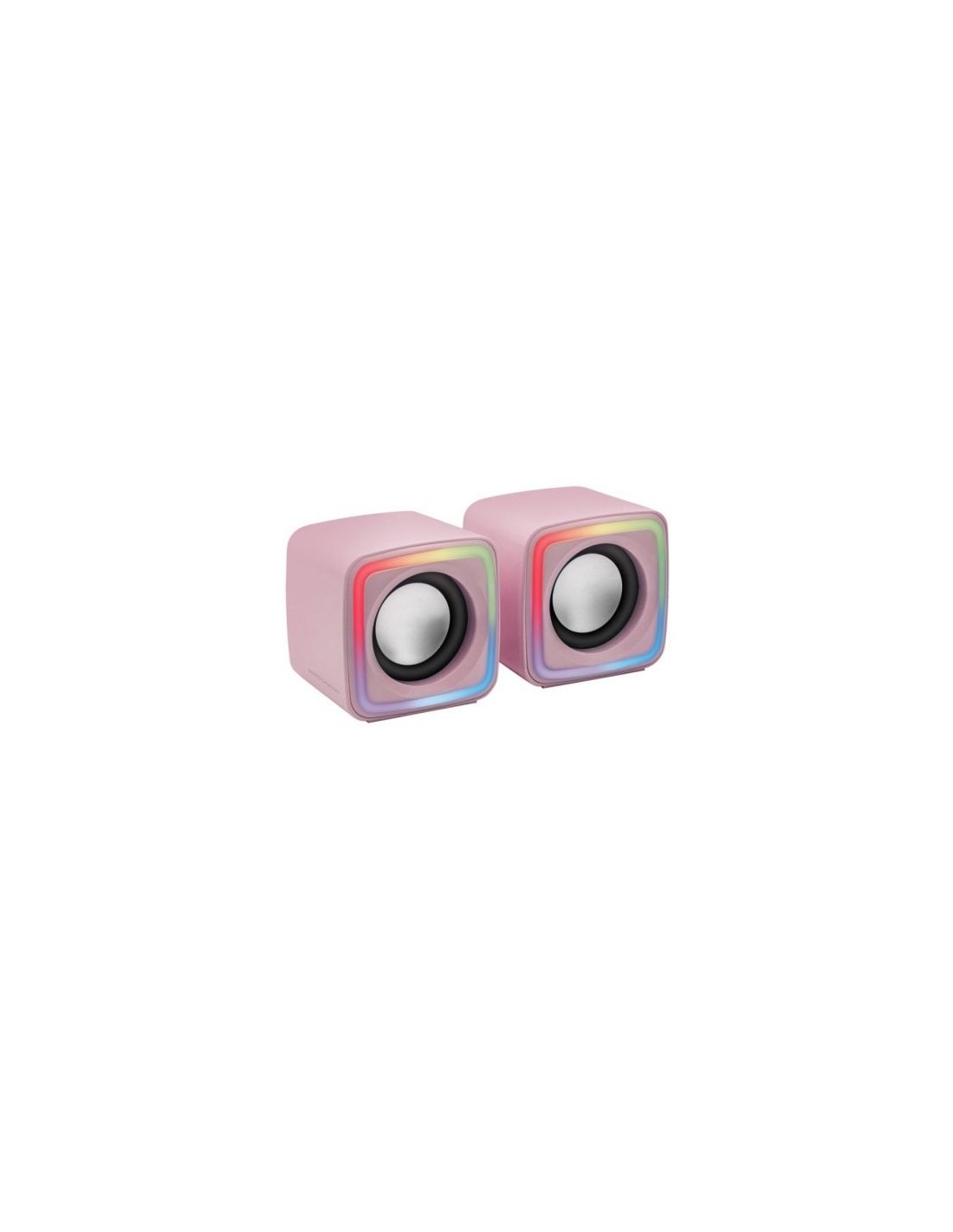 Altavoces Mars Gaming MSCUBE/ 8W/ 2.0/ Rosas