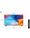 Televisor TCL 43P631 43"/ Ultra HD 4K/ Smart TV/ WiFi