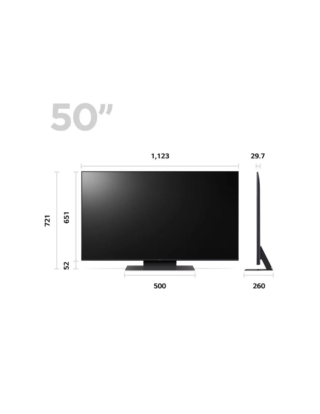 Televisor LG UHD 50UR91006LA 50"/ Ultra HD 4K/ Smart TV/ WiFi