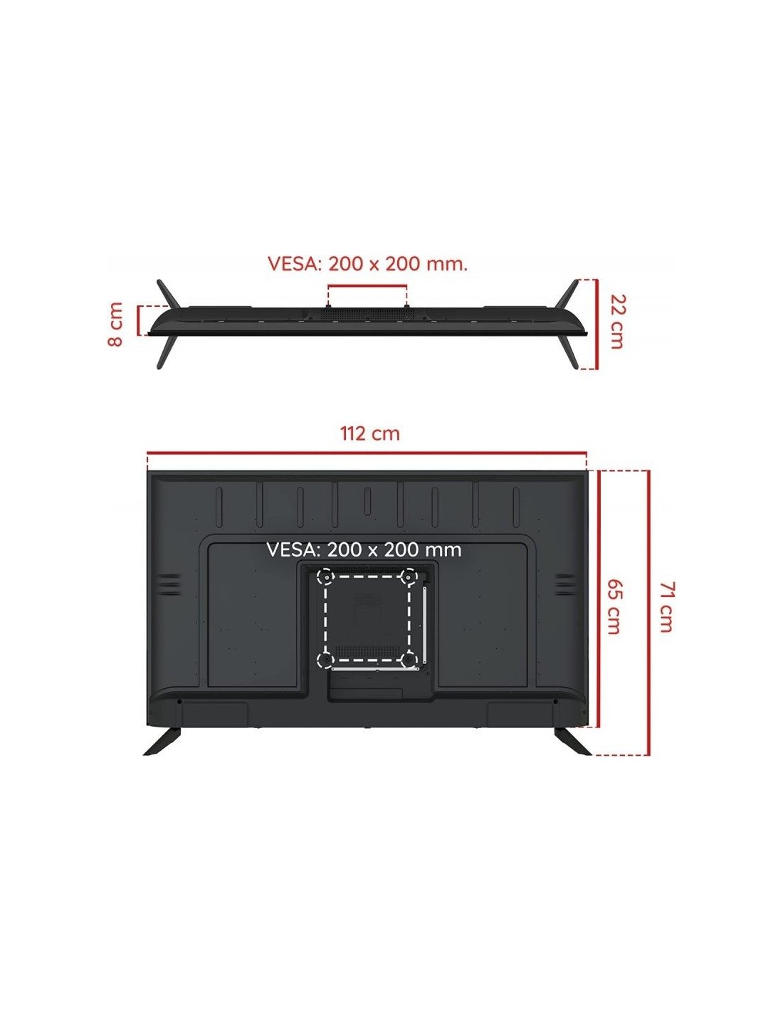 Televisor Grunkel LED-5022GOO 50"/ Ultra HD 4K/ Smart TV/ WiFi