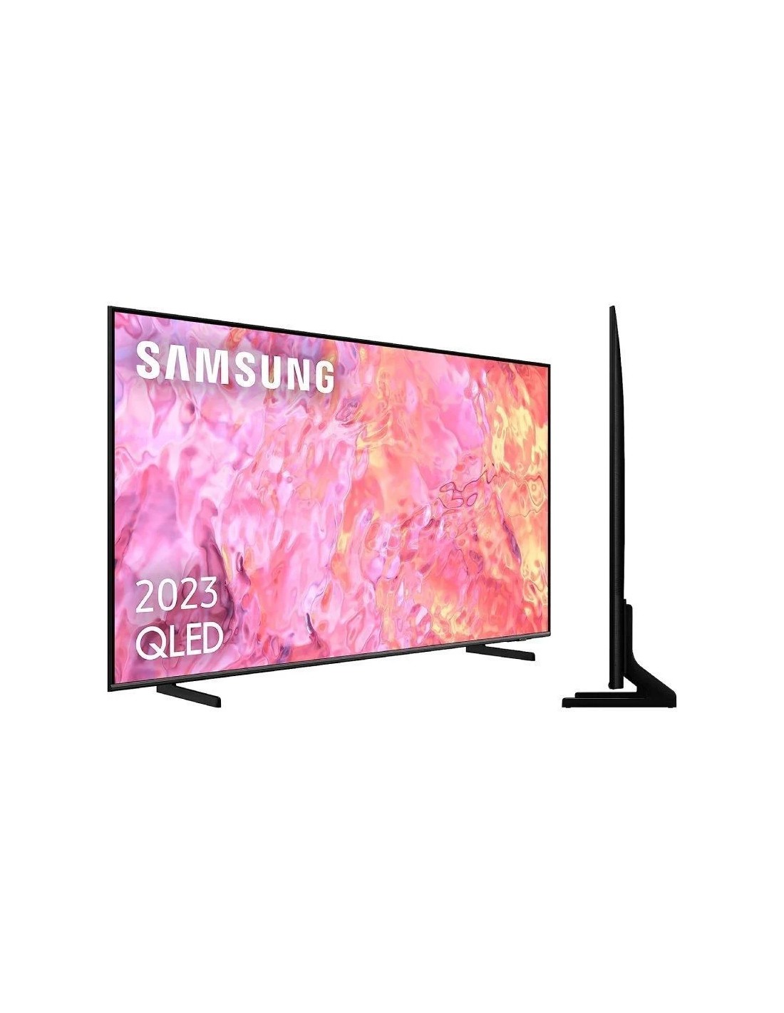 Televisor Samsung QLED TQ55Q64CAU 55"/ Ultra HD 4K/ Smart TV/ WiFi