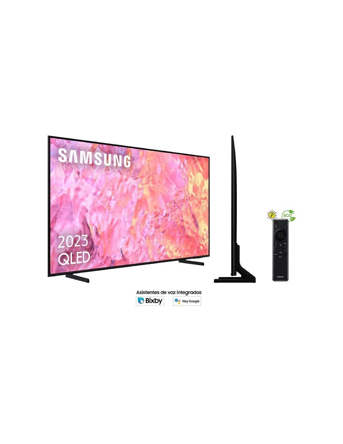 Televisor Samsung QLED Q60C TQ55Q60CAU 55"/ Ultra HD 4K/ Smart TV/ WiFi